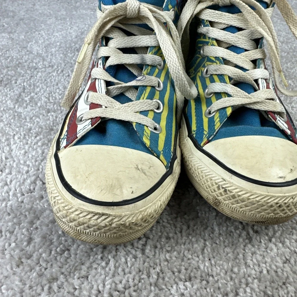 Converse Wonder Woman DC Comics Sneakers Size Women's 9 Men's 7 High Top Shoes - Picture 3 of 9